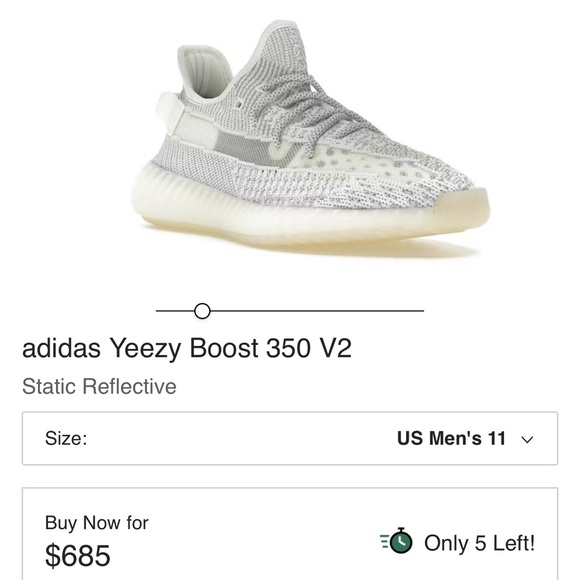 BRAND NEW!!! The adidas Yeezy Boost 350 V2 Static Reflective collection. - Picture 3 of 6
